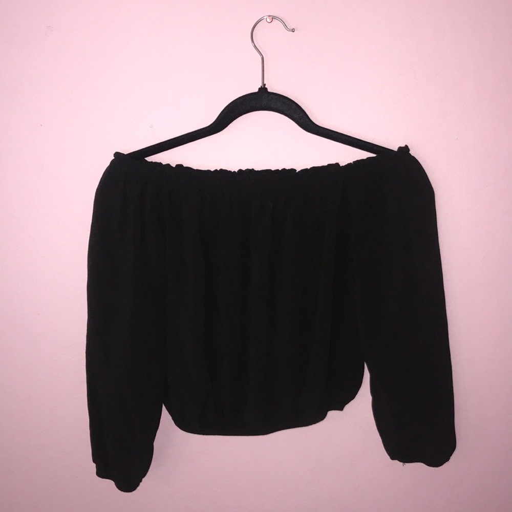 Off the shoulder brandy top
